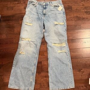 NWT We The Free Tinsley Baggy High Rise Jeans